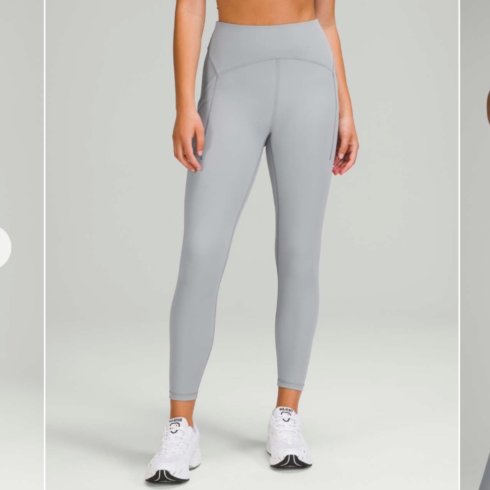 Lululemon Power Thru High-Rise Tight 25" Rhino Grey